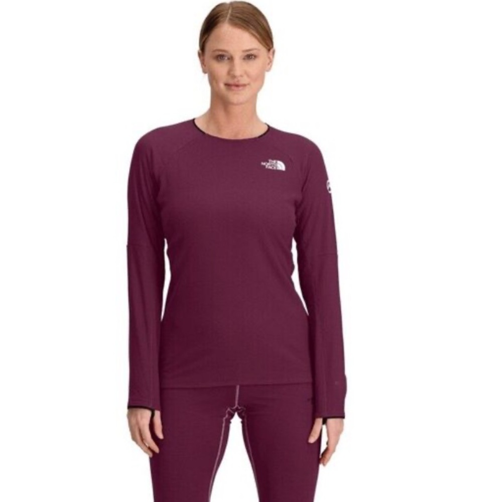 The North Face Women's Long Sleeve Top in Deep Purple